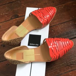 Dolce Vita Lucilla Woven Pointy Toe Flat